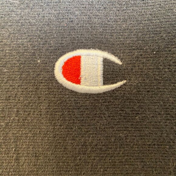 Champion Men's Crewneck Sweatshirt XS  Reverse Weave Black Cotton/Polyester - Picture 6 of 9